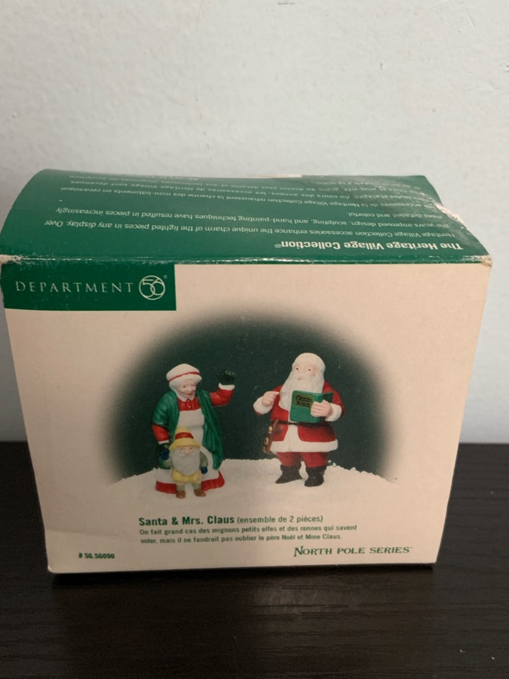 Dept. 56 1999 North Pole Series Figure ‘Santa & Mrs. Claus